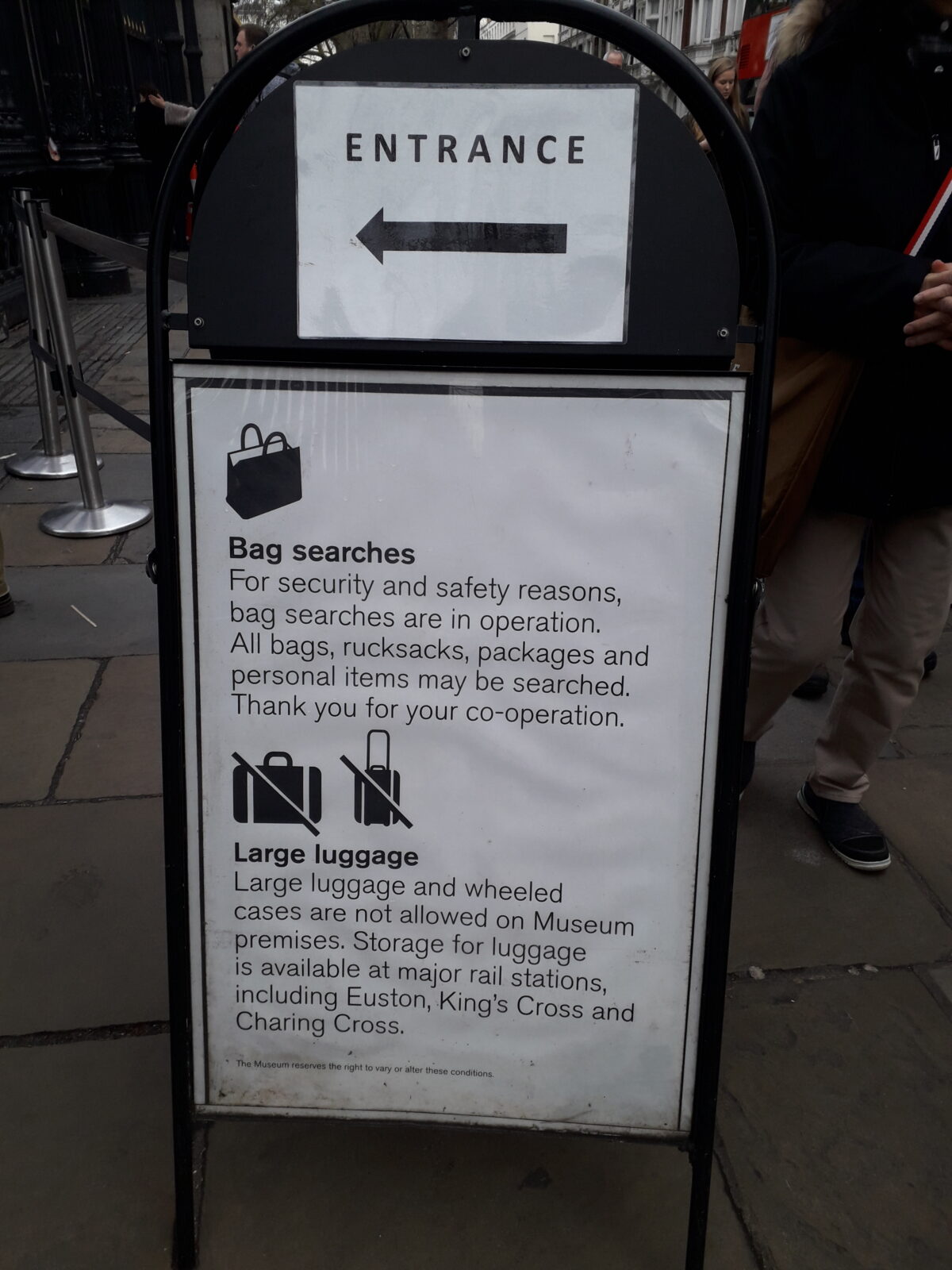 Bag storage Lockers The British Museum